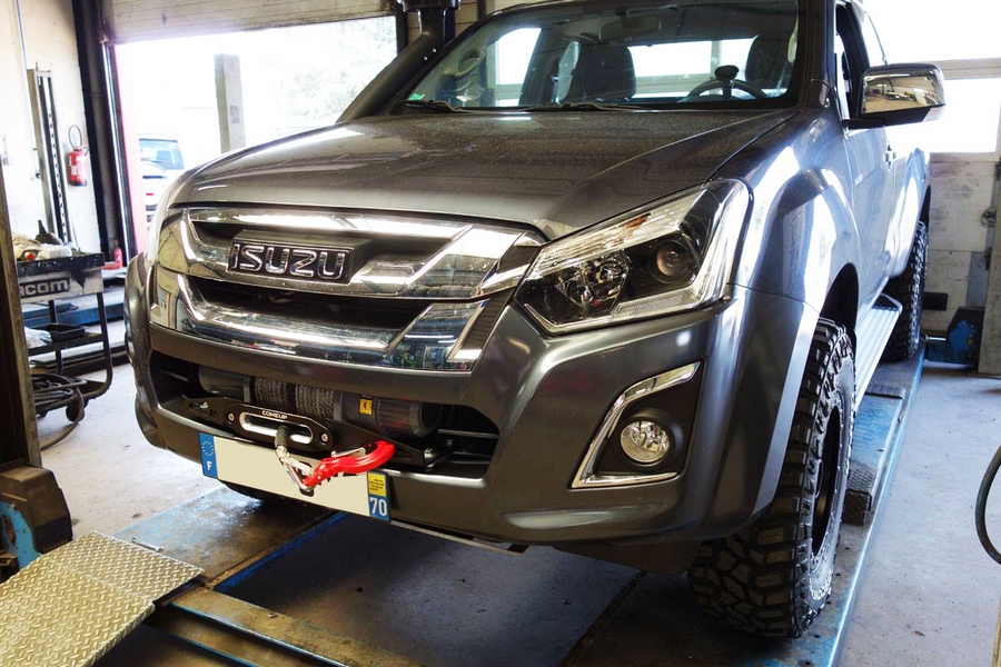 Platine treuil Isuzu D-Max 2012+