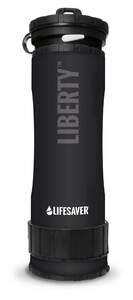 Bouteille Purificateur d'eau Liberty Lifesaver noir