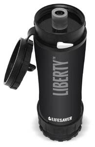 Bouteille Purificateur d'eau Liberty Lifesaver noir