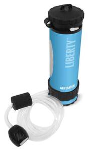 Bouteille Purificateur d'eau Liberty Lifesaver bleu