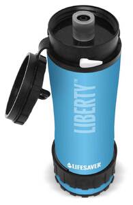 Bouteille Purificateur d'eau Liberty Lifesaver bleu