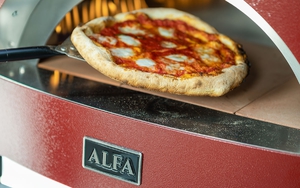 Four Alfa Moderno 2 Pizzas Hybride Rouge