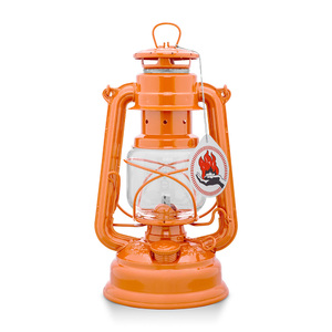 Lampe tempête feuerhand 276 Orange Pastel