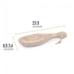 Coupe Plate en bois d'olivier 23 cm Petromax