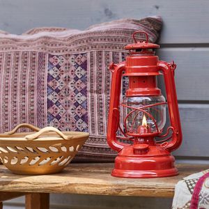 Lampe tempête feuerhand 276 Brick Red
