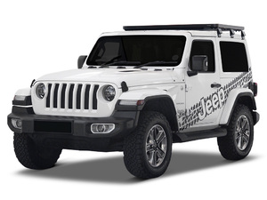Kit de  1/2  galerie Slimline II pour Jeep Wrangler JL 2 portes (2018-jusqu'à présent) - de Front Runner