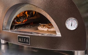Four Alfa Moderno 1 Pizza Nano bois cuivre