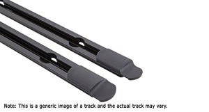 Kit barres de toit sur rail Heavy Duty black