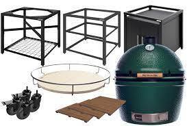 Big Green Egg 2XL pack Start Table Modulaire + MEUBLE 3 étagères + Meuble Placard