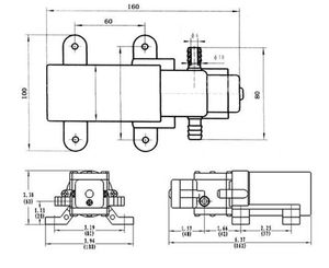 Pompe à eau 3,8L/Mn