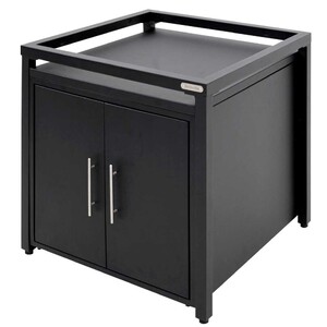Big Green Egg Pack Large promotion 50 ans  - Table modulaire + Meuble placard avec plateau acacia - Egg - ConvEGGtor